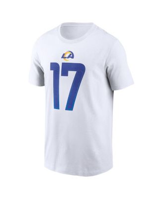 Nike Men's Puka Nacua White Los Angeles Rams Player Name And Number T ...