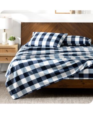 Ultra-Soft Double Brushed Seasonal Print King Sheet Set