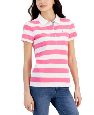 Nautica Jeans - Women's Striped Polo Top