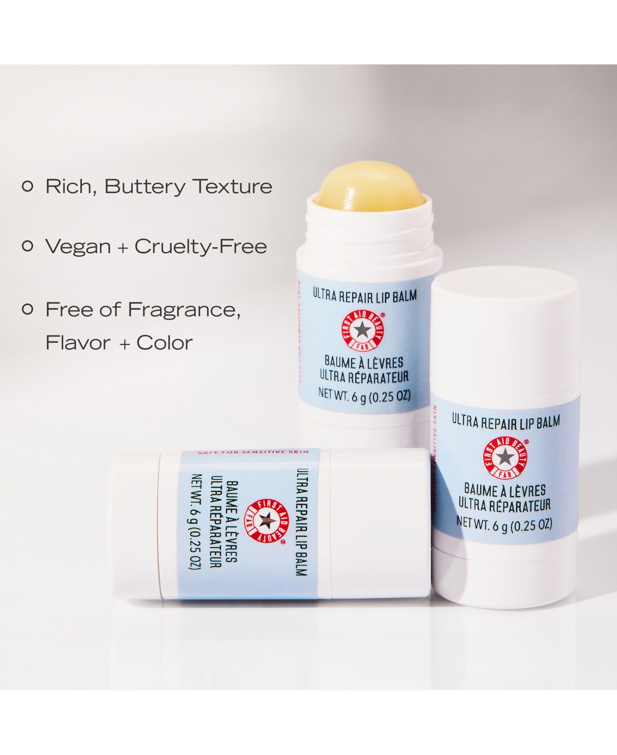 Shop First Aid Beauty Ultra Repair Lip Balm, 0.25 Oz. In No Color