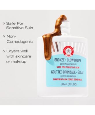 Bronze + Glow Drops With Niacinamide, 1 oz.