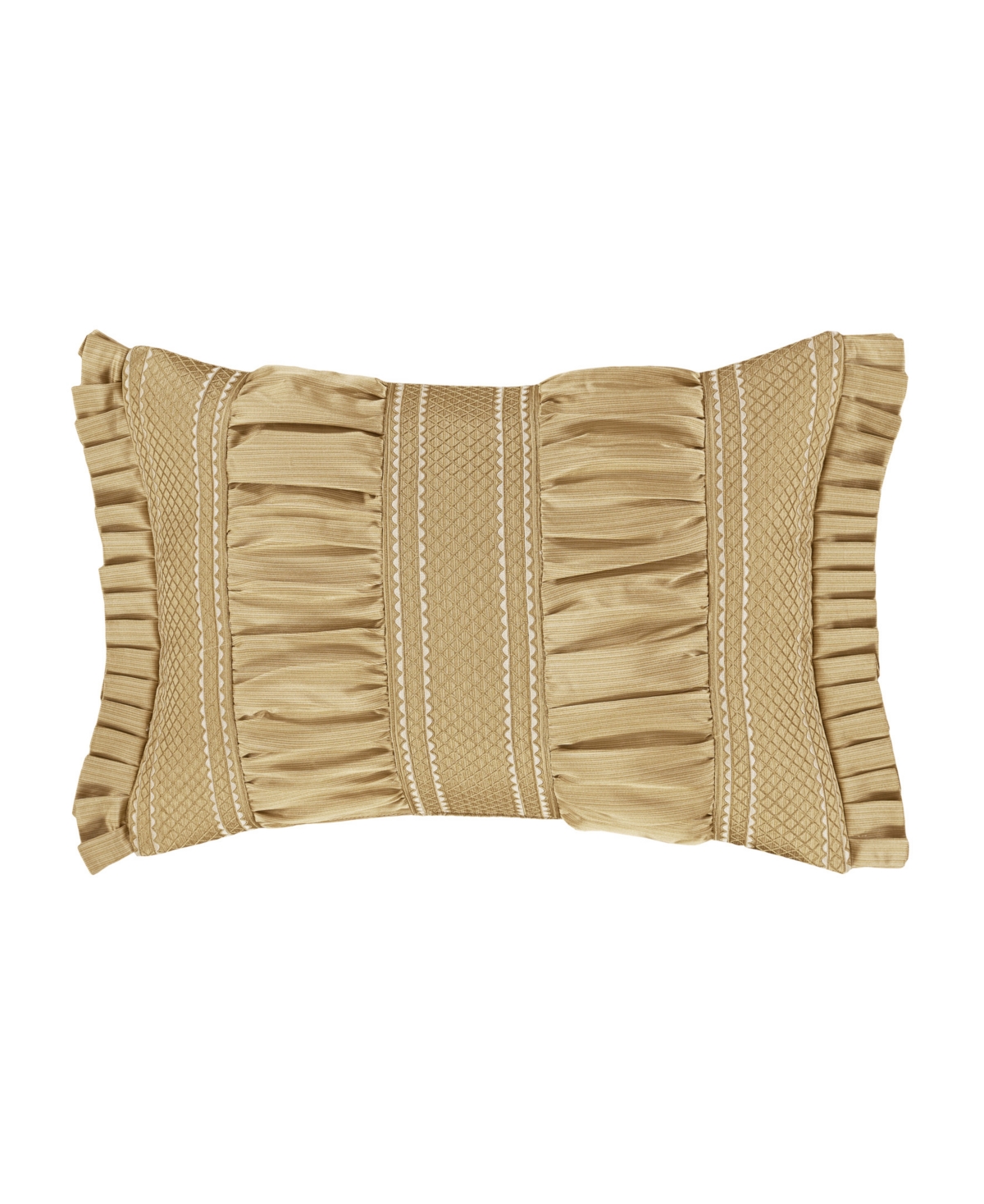 J Queen New York Aurelia Boudoir Decorative Pillow, 15" X 20" In Gold