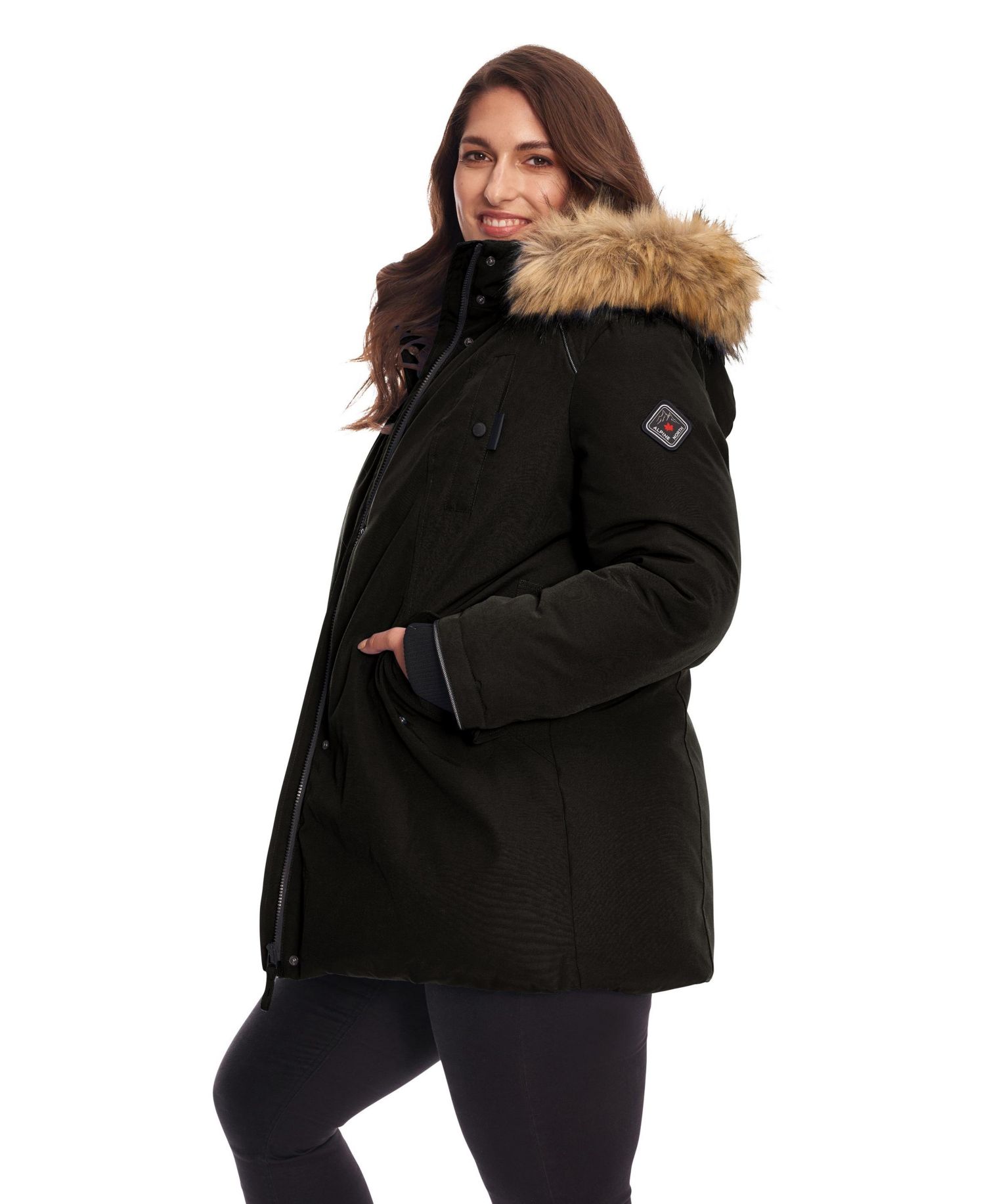 Plus Size Glacier Classic Hooded Winter Parka Jacket