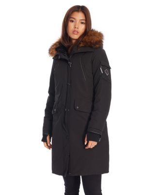Women's Laurentian | Long Parka Winter With Faux Fur Hood
