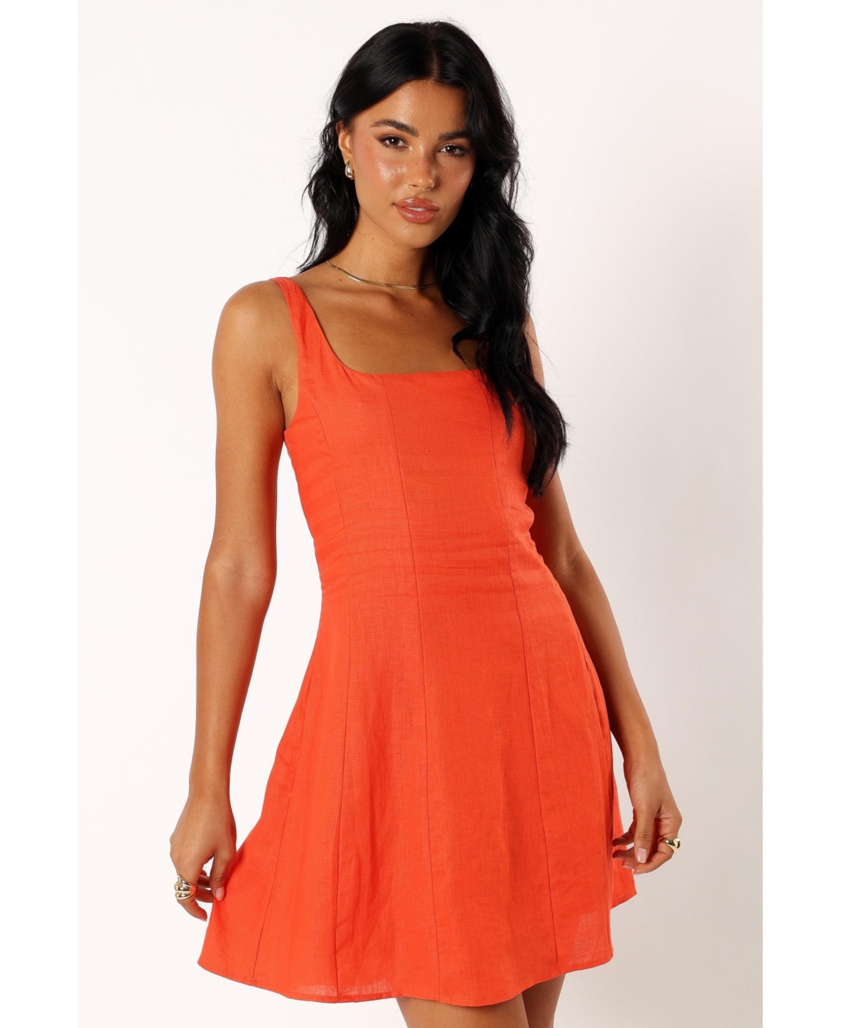Dillion Mini Women's Dress - Blood orange