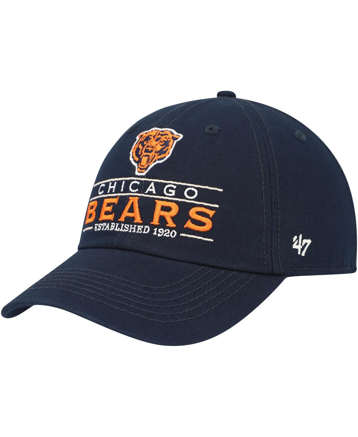 47 Brand Men's ' Navy Chicago Bears Vernon Clean Up Adjustable Hat In Blue