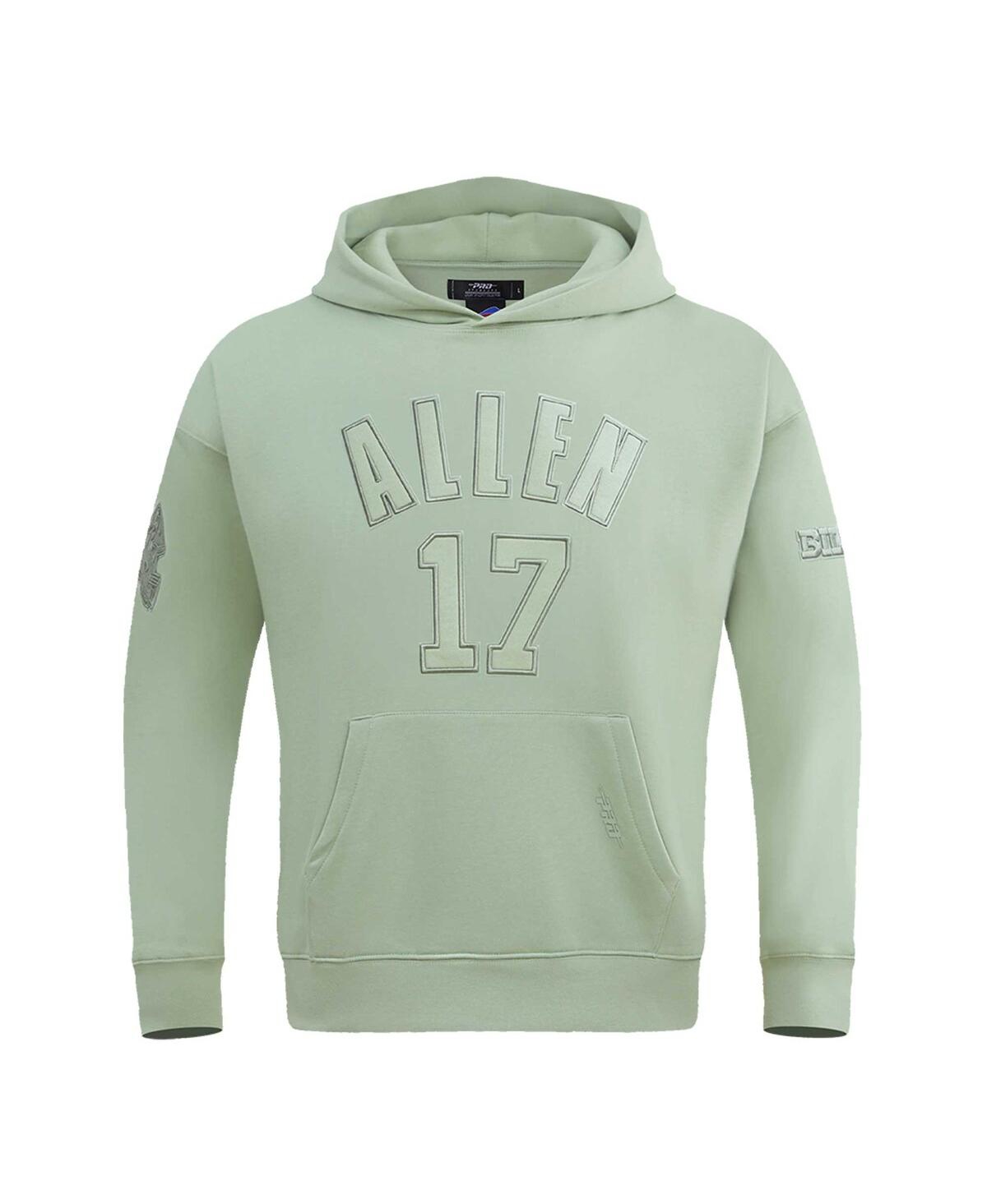 Men's Pro Standard Josh AllenBuffalo Bills Player Name and Number Pullover Hoodie - Light Green