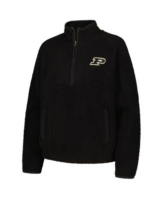Women's Black Purdue Boilermakers Everest Half-Zip Sweatshirt