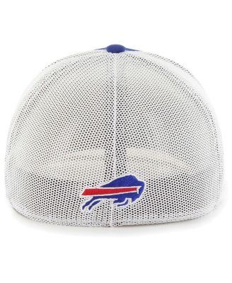 Men's Royal Buffalo Bills Leather Head Flex Hat