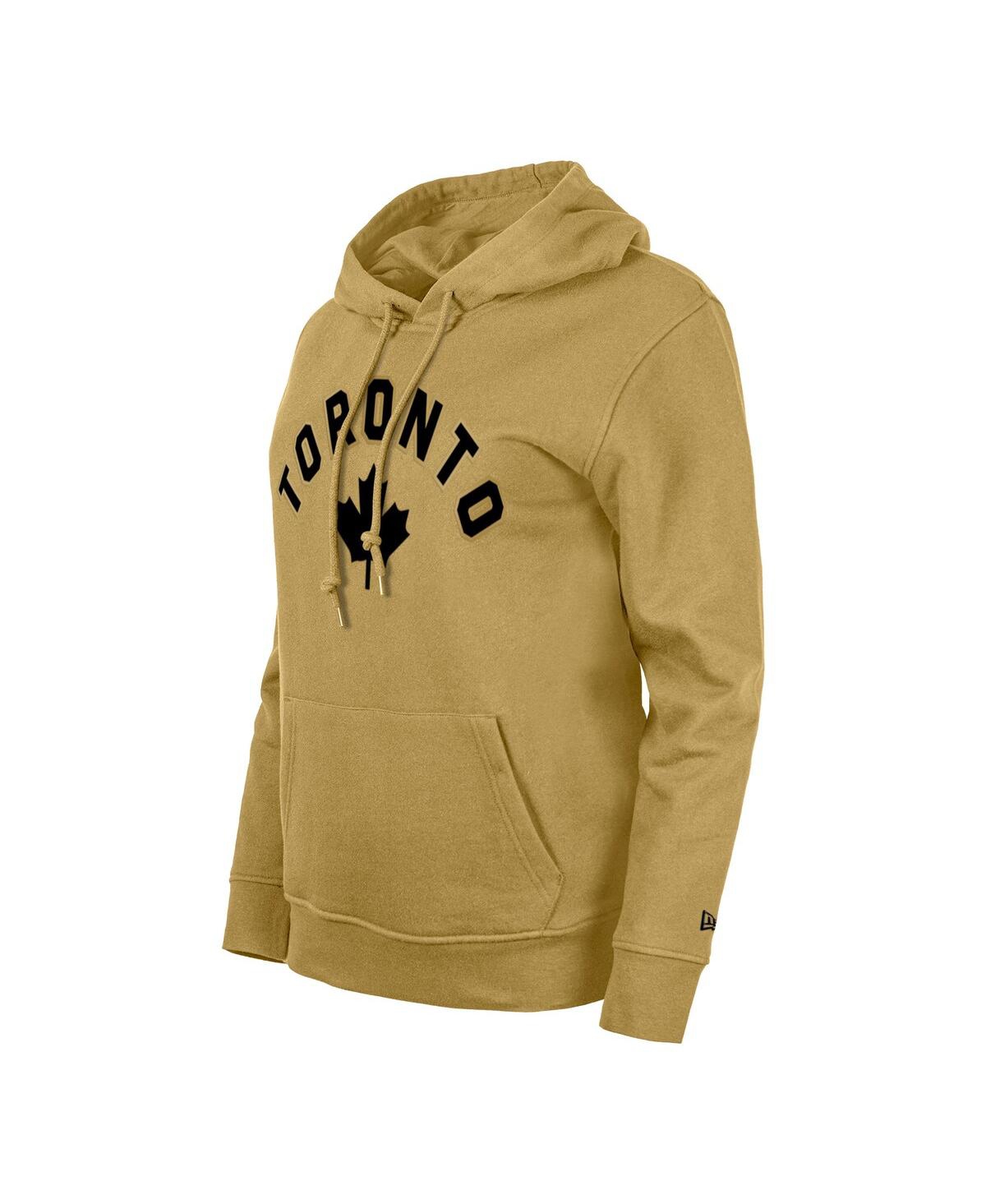 Shop New Era Women's  Tan Toronto Raptors 2023/24 City Edition Pullover Hoodie