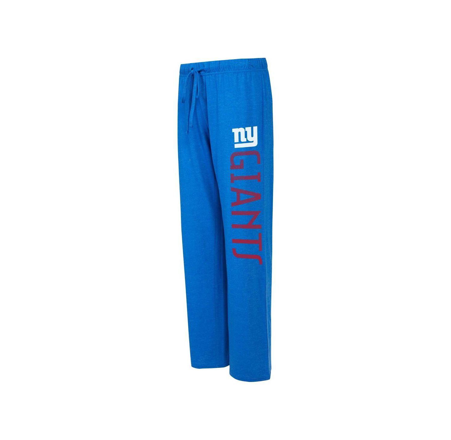Women's Royal, Red Distressed New York Giants Muscle Tank Top and Pants Lounge Set