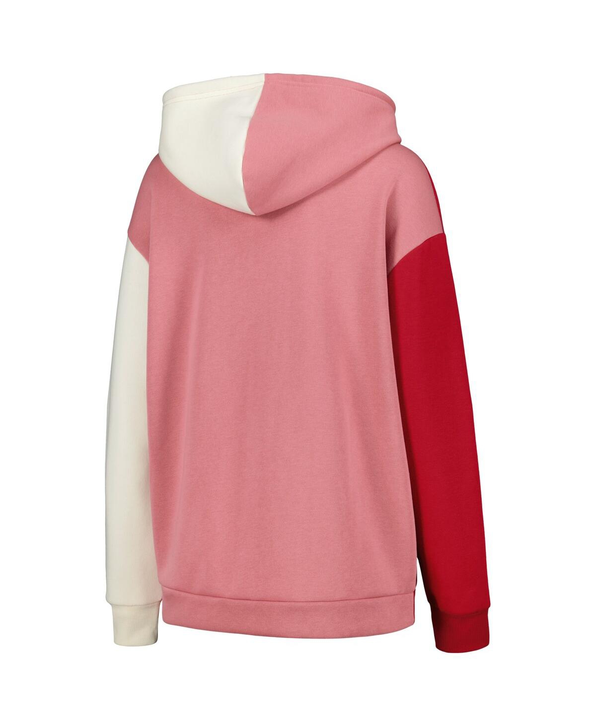 Shop Gameday Couture Women's  Crimson Indiana Hoosiers Hall Of Fame Colorblock Pullover Hoodie