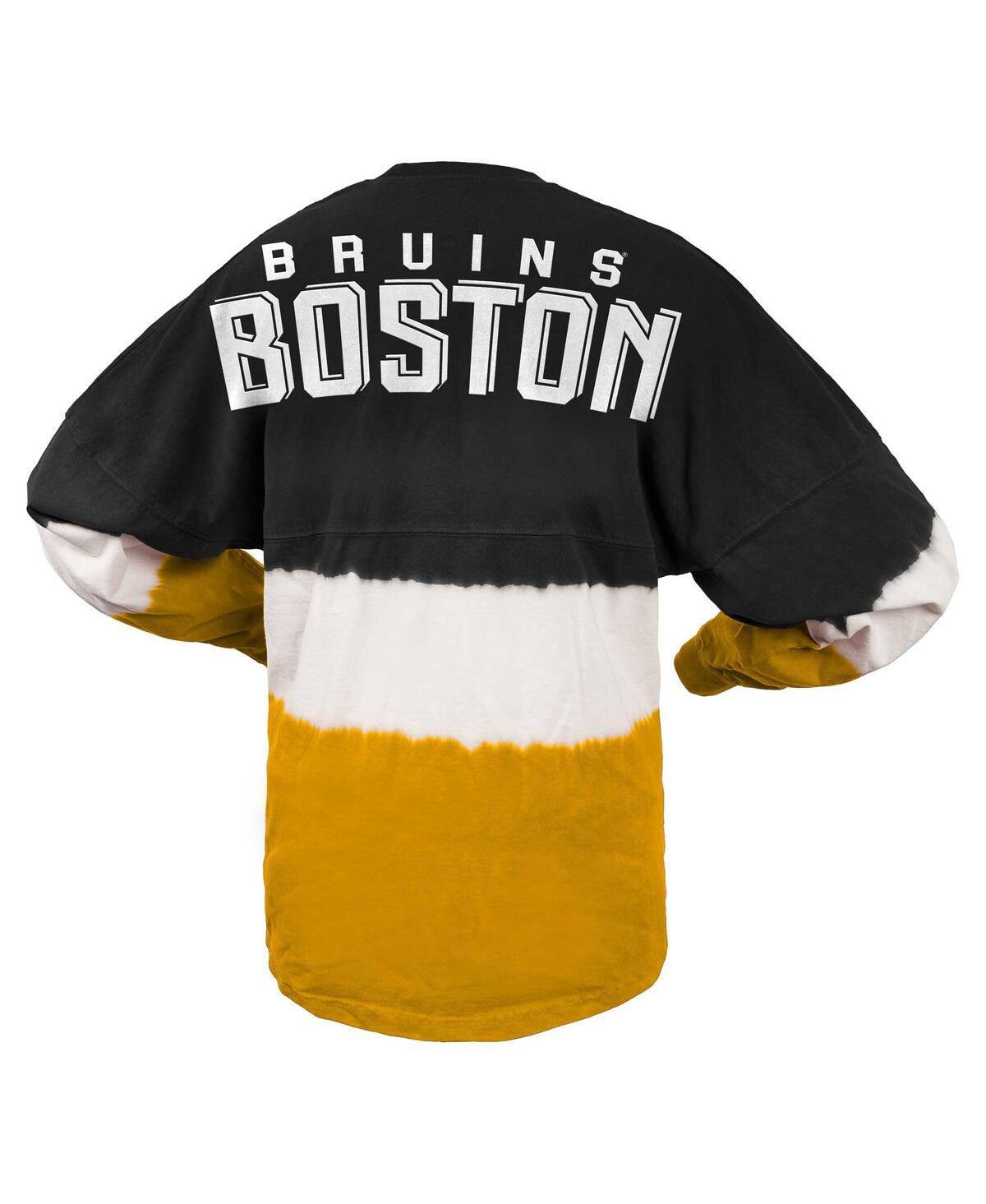 Women's Spirit Jersey Gold Boston Bruins Ombre Long Sleeve T-shirt - Gold