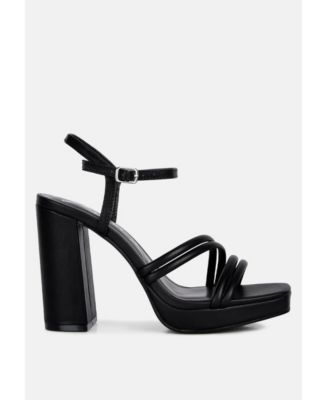 macy's chunky heel sandals