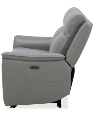 Addyson 64" 2-Pc. Leather Sofa with 2 Zero Gravity Recliners with Power Headrests, Created for Macy's