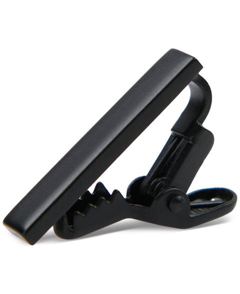 Мужской зажим для галстука ConStruct 1", Solid Black, цвет: Чёрный