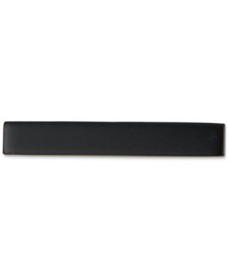 Men's Solid Black 1.5" Tie Bar