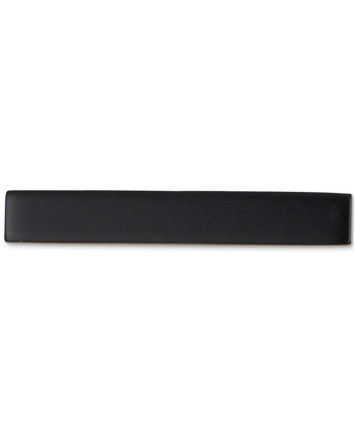 Мужской зажим для галстука ConStruct 1.5", Solid Black, цвет: Чёрный — фото 2