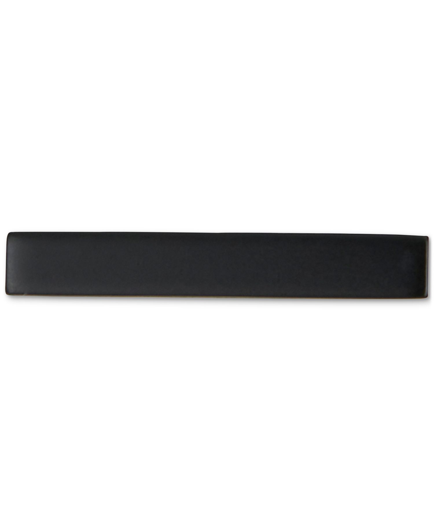 Men's Solid Black 1.5" Tie Bar