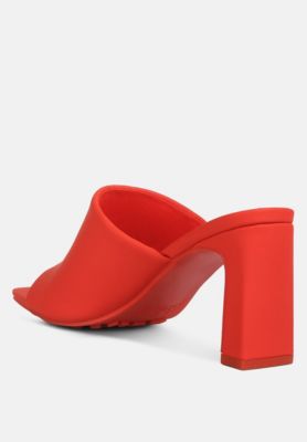 Womens Cannes Slim Block Heel Sandals