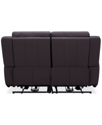 Addyson 64" 2-Pc. Leather Sofa with 2 Zero Gravity Recliners with Power Headrests, Created for Macy's