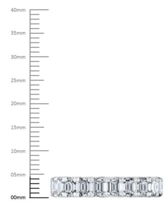 Diamond Emerald-Cut Eternity Band (4 ct. t.w.) in 14k Gold (Also in Platinum)