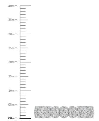 Diamond Oval-Cut Eternity Band (3 ct. t.w.) in 14k Gold (Also in Platinum)