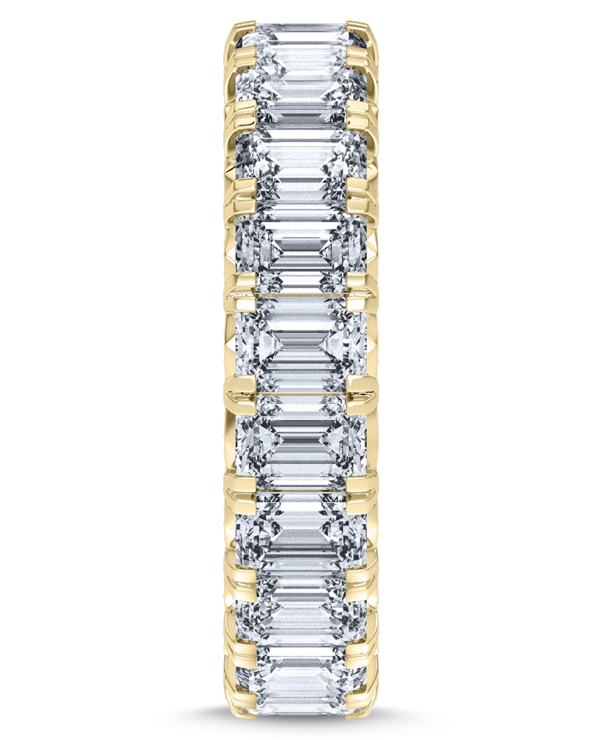 Diamond Emerald-Cut Eternity Band (5 ct. t.w.) in 14k Gold (Also in Platinum)