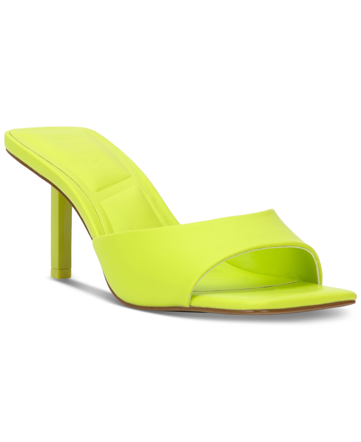 Dalea Slide Dress Sandals, Created for Macy's - Citron Smooth