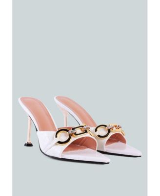 Womens Drippin Hot Croc Patent Faux Leather Sandals