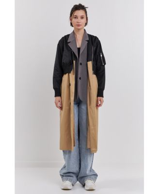 Women's Trio Trench Coat
