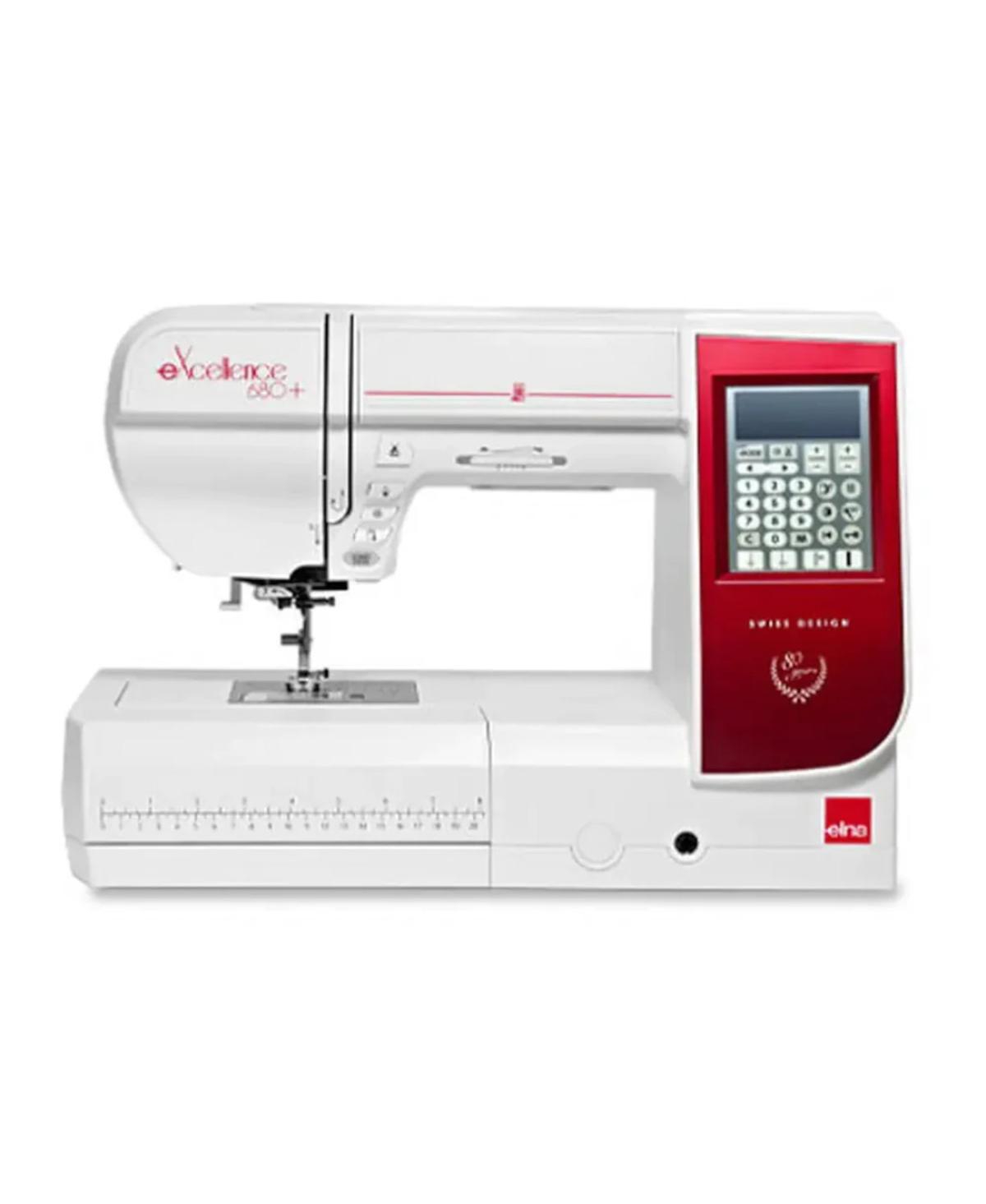eXcellence 680 Plus Anniversary Edition Computerized Sewing Machine - White