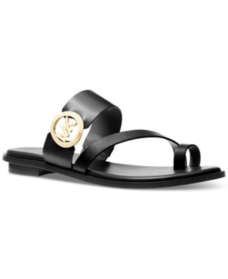 MICHAEL KORS BERGEN selling TOE THONG FLAT SANDAL SZ 6.5