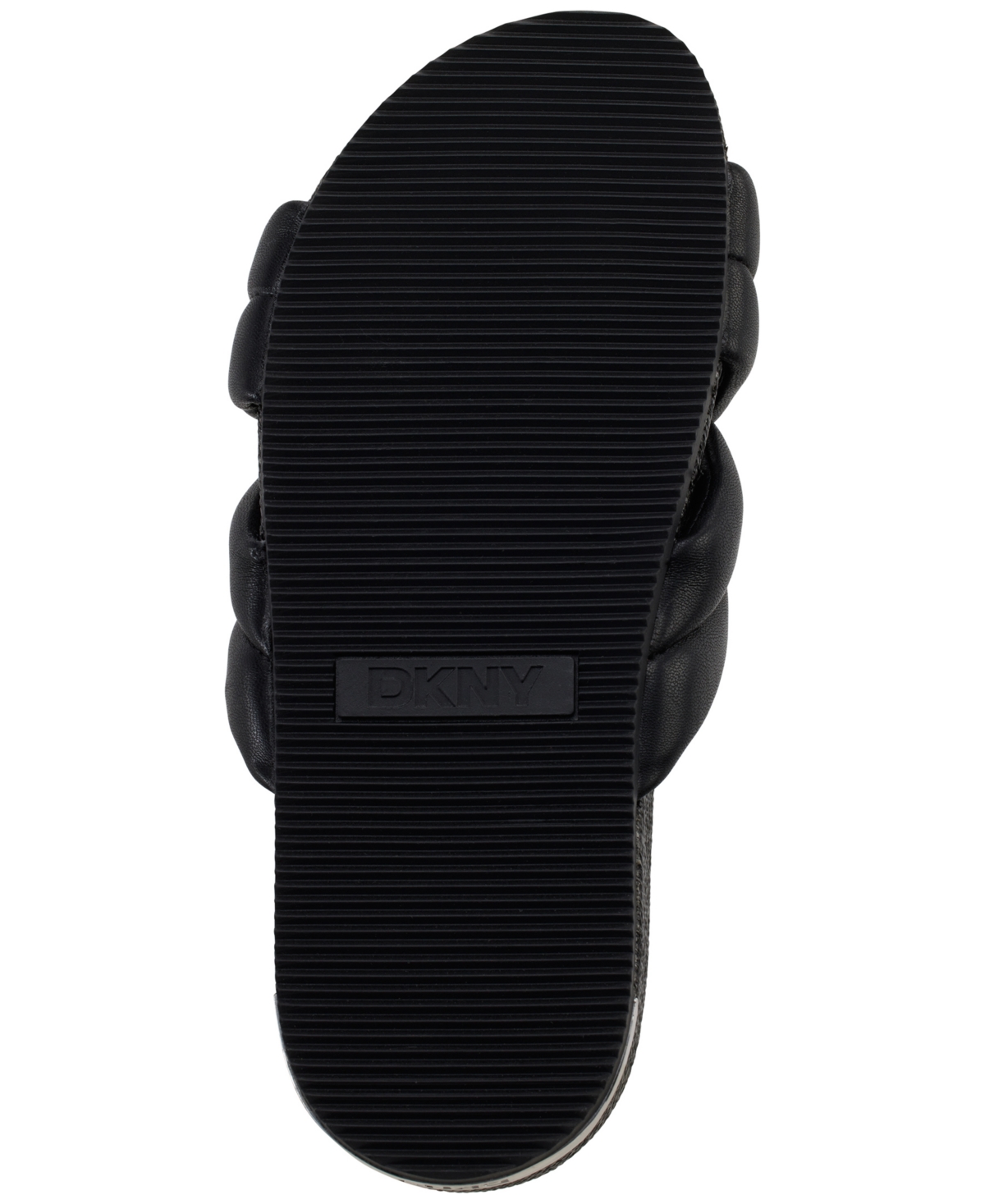 Dkny Women's Indra Criss Cross Strap Foot Bed Slide Sandals, Created for Macy's