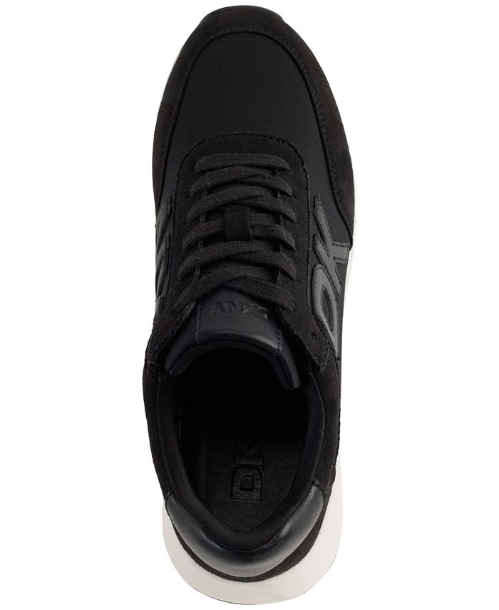 DKNY Oaks Logo Appliqué Athletic Lace Up Sneakers, Created for Macy's ...