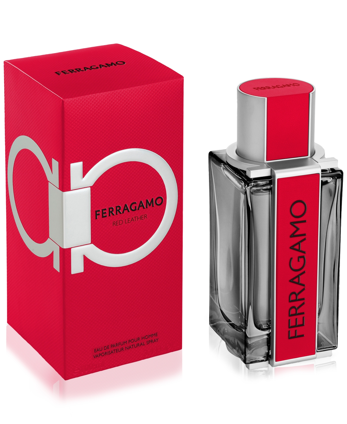 Shop Ferragamo Men's Red Leather Eau De Parfum Spray, 3.4 Oz. In No Color