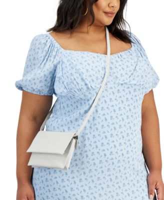  Nappa Leather Flap Crossbody, Exclusively at Macy's