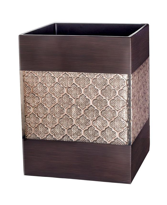 Creative Scents Dahlia Style Brown Bathroom Trash Can Macy's