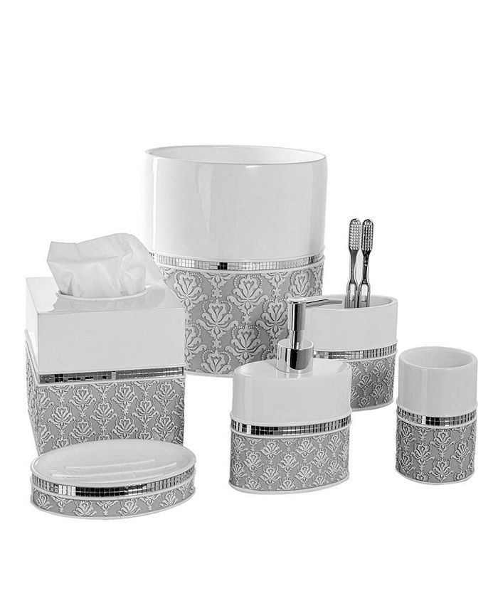 Creative Scents Vintage Weiß Mülleimer - Keramik Abfalleimer Für Badezimmer