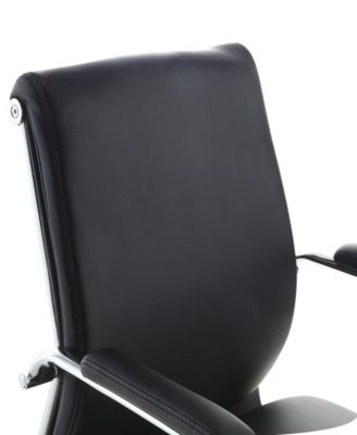 Office Star 41.25" Fabric, Chrome Mid Back Manager's Office Chair