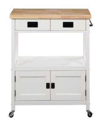 Office Star 35.25 Wood Radford Kitchen Cart