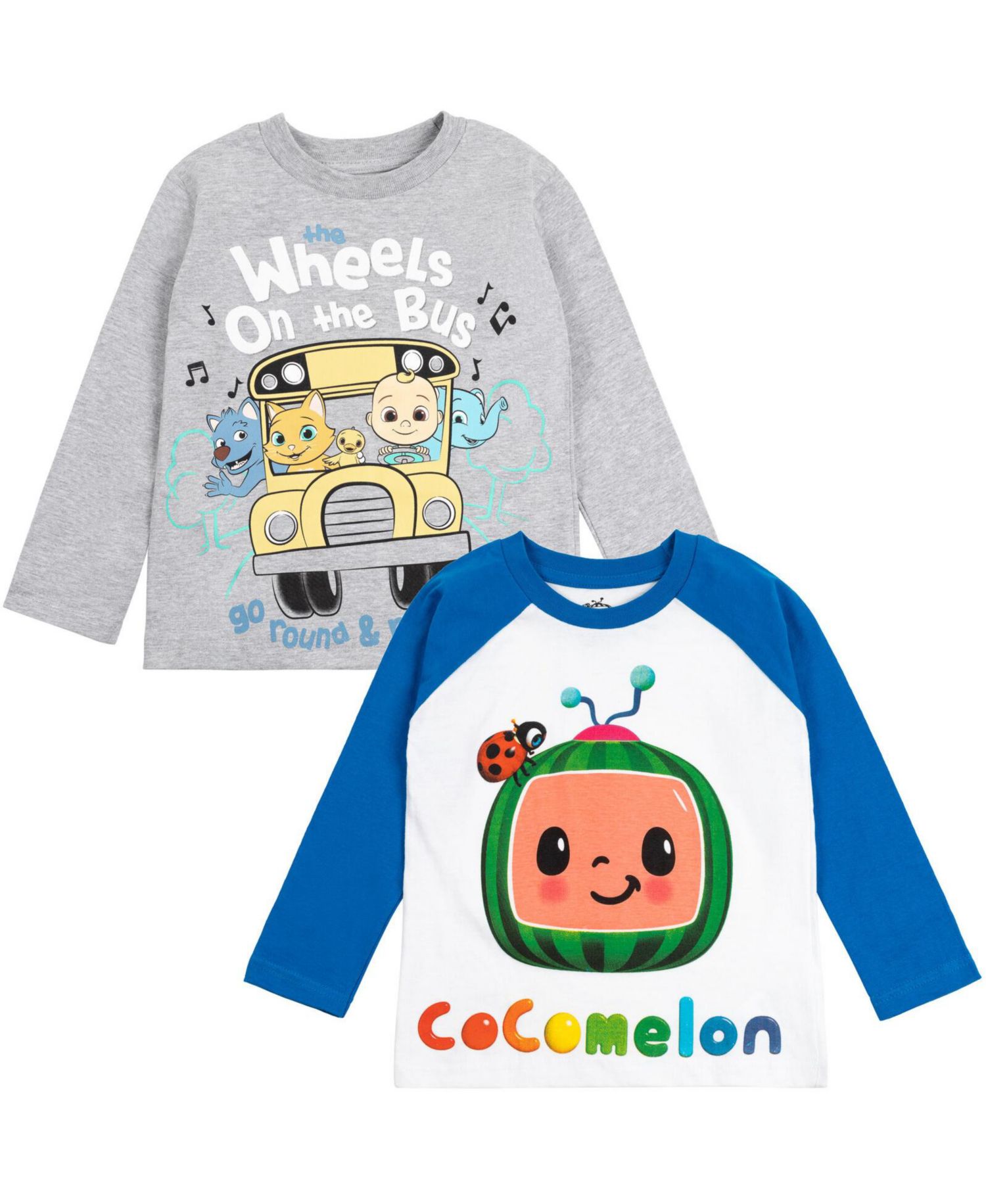 Baby Boys JJ 2 Pack Long Sleeve T-Shirts to