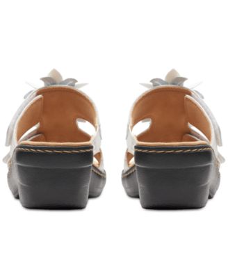 Merliah Raelyn Flower-Detail Wedge Heel Platform Sandals