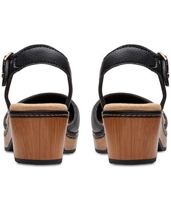Paizlee Bay Clog Style Block Heel Platform Shoes