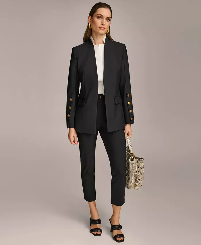 Women's Button-Sleeve Blazer - thumbnail 2