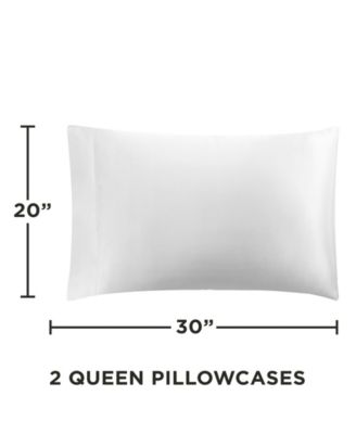 Satin 2 Piece Pillow Case Set, King