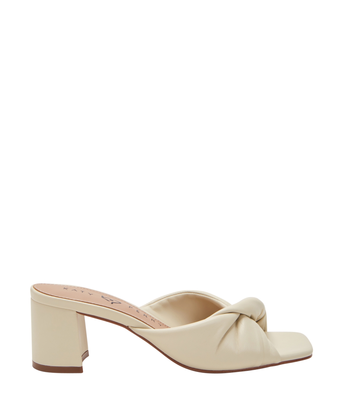 Shop Katy Perry Women's The Tooliped Twisted Slip-on Sandals In Chalk