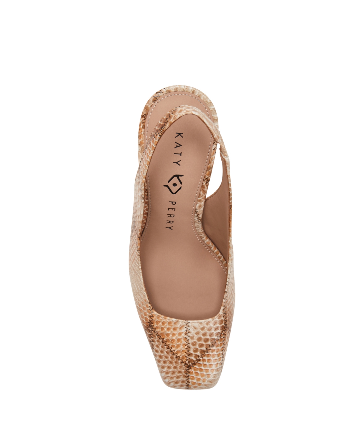 Katy Perry Women's The Hollow Heel Sling Back Pumps - Tan Multi- Polyurethane, Polyester