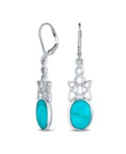 Turquoise earrings clearance macys