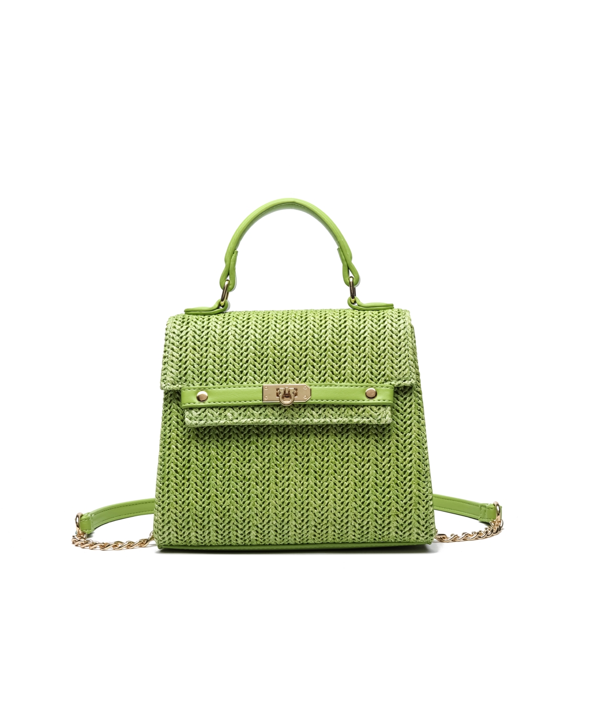 Neo Straw Crossbody - Green